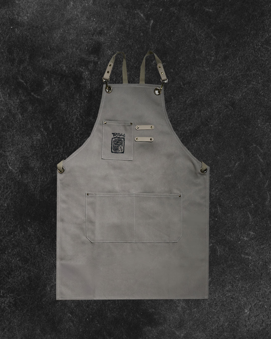 Torasho Apron - Ash/Beige